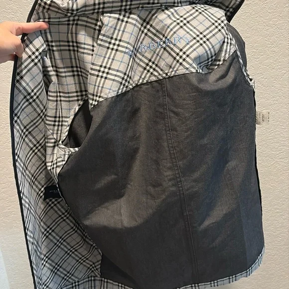 Burberry Small - Medium Coat Gray with Hoodie - Picture 9 of 12